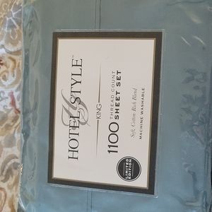 1100 thread king size sheets